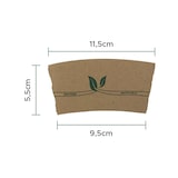 thumbnail of MONOUSO - Papieren Sleeve voor Koffiebeker 8 Oz (100 Stuks)