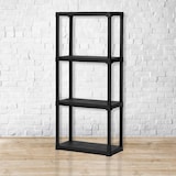 thumbnail of ArtPlast Conjunto 4 Estantes modulares de 4 prateleiras de plástico 133x60x30cm em cor preta