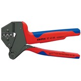 thumbnail of KNIPEX Presszange, mechanisch, 200mm, verschiedene Einsätze , 2,5-6qmm, AWG14-10, Mit Sperrvorrichtung