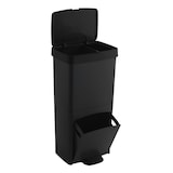 thumbnail of SP BERNER - Verticale afvalbak 70L met 2 compartimenten (40L + 30L) Zwart
