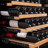 thumbnail of Vinoteca Vinobox 110 2T inox 110 botellas 2 temperaturas, de 5º a 10º y de 10º a 18ºC, 210 W, 11 baldas de madera extraíble