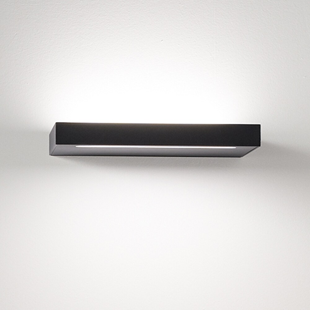 Applique a led FLOOR da parete Nera base di ricarica cellulare Perenz