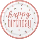 thumbnail of 13. Geburtstag Partyset Einweggeschirr roségold 48 tlg. Partygeschirr Teller Becher Servietten