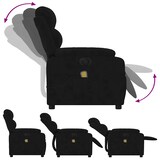 thumbnail of vidaXL Massagesessel Elektrisch Schwarz Samt