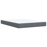 thumbnail of vidaXL Boxspringbett mit Matratze Dunkelgrau 140x200 cm Samt