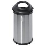 thumbnail of METRO Professional Cubo de basura, acero inoxidable, 50 L, plata / negro