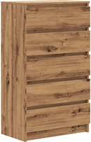 Dressoirs 2 st 30x30x70 cm bewerkt hout grijs sonoma eikenkleur