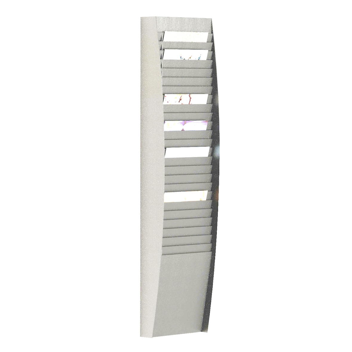 Paperflow, porta documenti Wall Organizer, 25 scomparti verticali, A4, grigio