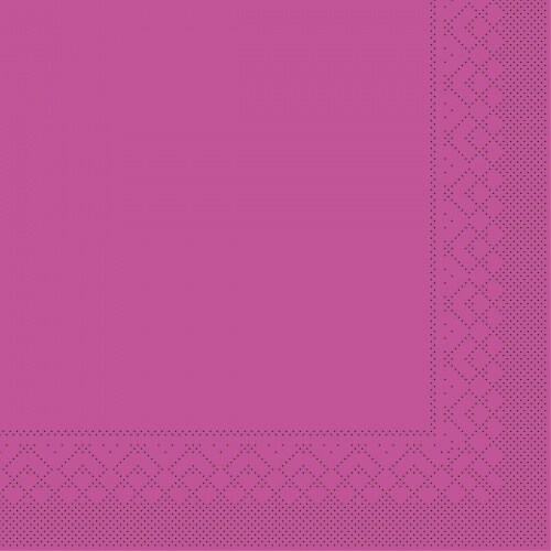 Mank Serviette Tissue in Violett, 33 x 33 cm, 1/4 Falz, 100 Stück