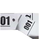 thumbnail of Lot de 20 Carnet 50 Tickets Vestiaires cartonnés - blanc