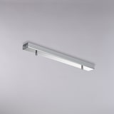 thumbnail of Binario Rettangolare Multicavo 2 Luci In Ferro Cromato 50 Cm