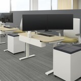 thumbnail of Ergotron TRACE Monitorhalterung für 2 Monitore (45-631-216), weiß