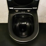 thumbnail of Aloni WC Schwarz Matt Spülrandlos Wand WC mit Taharet Armatur Softclose Deckel Toilette Hängend