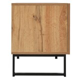 thumbnail of Merax Moderner TV-Ständer mit schwarzem und holzfarbenem Design – geräumiger Stauraum, robuste Konstruktion