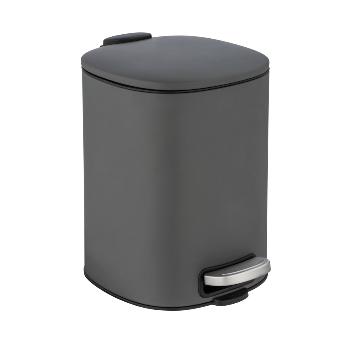 WENKO Treteimer Mod. Alassio, Grau 5 L