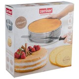 thumbnail of Zenker Patisserie Tortenboden-Schneidhilfe, Tortenring, Tortenschneider, Edelstahl, passend für Ø 26 / 28 cm, 7701