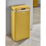 thumbnail of SWAN Retro Mülleimer mit Automatisch öffnender Sensor, Metall, 45 L, Vintage-Design, SWKA4500YELN, Gelb