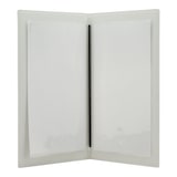 thumbnail of Securit® Menu de bebidas A45 "Trendy" - Branco - Pele sintética - 4 vistas