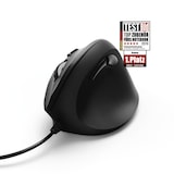 thumbnail of Souris verticale ergonomique ''emc-500'', filaire, 6 boutons, noire