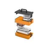 thumbnail of Rieber Speisentransportbehälter, thermoport 10 KW Set 2, Kunststoff, für Essen, Beilage u. Kaltspeise