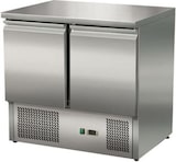 thumbnail of Gastro Mini-Kühltisch Saladette Kühltisch Edelstahl 900x700x870mm 176 Liter