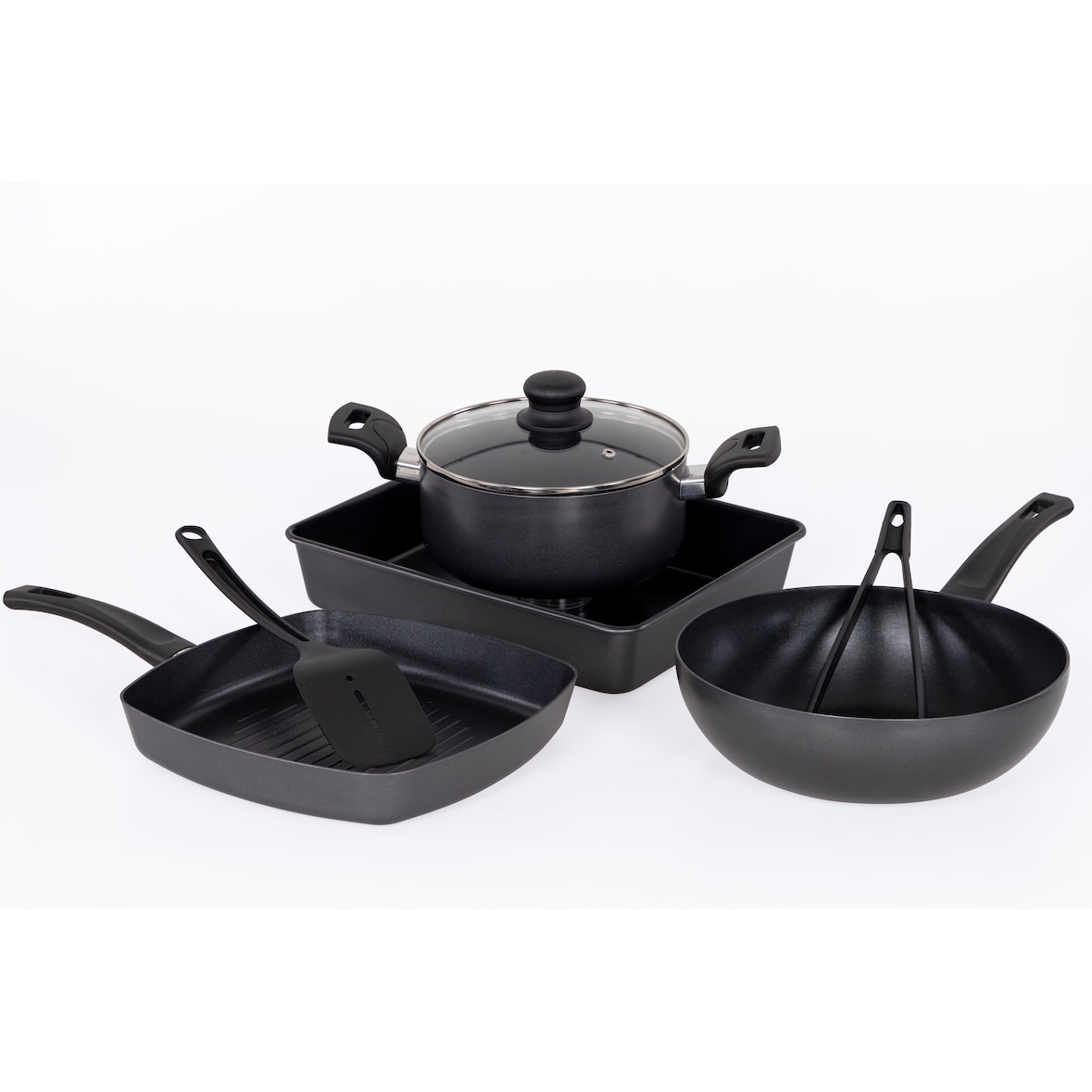 Vinod Classique Deluxe – Set Pentole In Acciaio Inox 7 Pezzi – Kadai 1,8L, Casseruole 2,1L E 3,8L, Padella 20cm – Adatto A Induzione
