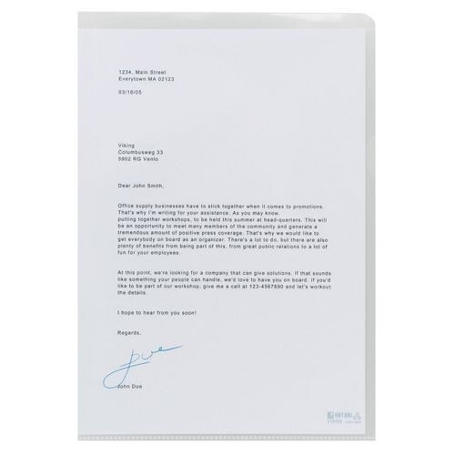 Rexel Klarsichthülle DIN A4 Transparent PP (Polypropylen) 120 Mikron 50 Stück