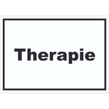thumbnail of Therapie Schild mit Text Raum Behandlung waagerecht A1 Rückseite selbstklebend