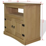 thumbnail of Helloshop26 - Meuble télé buffet tv télévision design pratique pin mexicain gamme corona 80 cm 2502212
