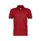 thumbnail of DASSY® Traxion Next Poloshirt, D-FX Flex, UV-Schutz UPF 50+, Mesheinsätze, 50% recyc. PES, Art. 710079 rot/schwarz 3XL