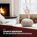 thumbnail of Dekofigur Sternenhimmel aus Mangoholz und Aluminium 27,5 cm Holzfigur mit Sternen im modernen Design Handarbeit Unikat für Kommode oder Fensterbank