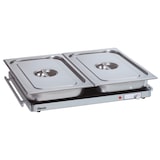 thumbnail of Warmhoudplaat | Aluminium/Glas | WP300 | 2/1 GN | 230V | 670x550x40(h)mm