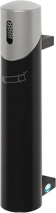 PROREGAL Robuster Wandascher | 145cm Rohrlänge | zum Einbetonieren | 1,4 Liter, HxBxT 51x10x17cm | Stahl | Anthrazit | Ascher Aschenbecher