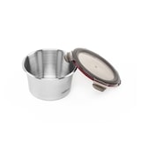 thumbnail of Cuitisan – Boite alimentaire ronde en inox compatible au micro-ondes – 920ml