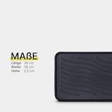 thumbnail of Schuhabtropfschale mit hohem Rand (38x38x2,5cm) Schuhablage - wasserdichte Schuhwanne - Aptropfunterlage für Schuhe, Schuhmatte für Haus Garten