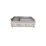 thumbnail of Plancha Fry-Top gaz en acier et grill pierre de lave 1000 mm | Arilex
