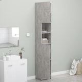 thumbnail of vidaXL Badezimmerschrank Betongrau 32x25,5x190 cm Holzwerkstoff