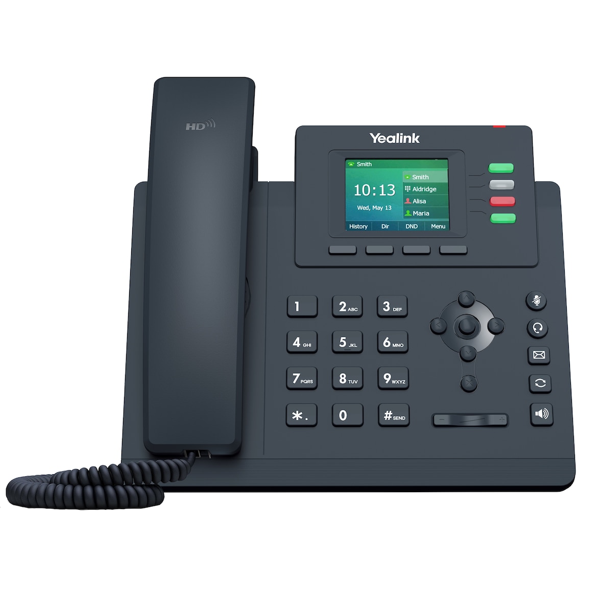 Yealink Telefone IP T33G PoE com 4 linhas e LCD a cores