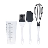 thumbnail of WellHome - Anthrazitfarbenes Silikon-Backformen-Set - Hitzebeständig bis 425°C