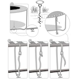 thumbnail of 8tlg. Bodenanker-Set - 4 Bodenanker + 4 Spanngurte