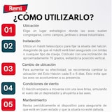 thumbnail of Remi Hogar Espantapájaros Halcón Profesional sin Mástil  con protección UV | Ahuyenta Palomas, tórtolas, estorninos, pardillos, garzas, gaviotas