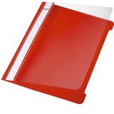 thumbnail of Leitz 4197-00-25 4197 Schnellhefter - A5, langes Beschriftungsfeld, PP-Folie, rot