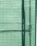 thumbnail of vidaXL Hochbeet mit Gewächshaus-Aufsatz Rattan-Optik 40x40x139 cm