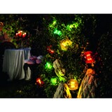 thumbnail of Konstsmide LED Biergartenkette, bunt, 10 bunte Birnen / 80 warm weiße Dioden, 24V Außentrafo, schwarzes Kabel
