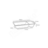 thumbnail of Natureko Suikerriet snackbakje A20 (A14+1) bruin