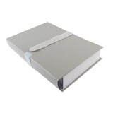 thumbnail of Exacompta 630E 10x Dokumentenmappe mit Balacroneinband, mit Klettverschlussband, 24x32cm für DIN A4 - Grau