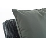 thumbnail of Polyrattan Stuhl Sessel Fisolo 5mm schwarz/anthrazit