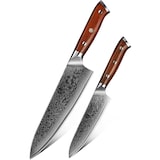 thumbnail of XinZuo - Damastmesser Set 2-teilig - B13R Yu series