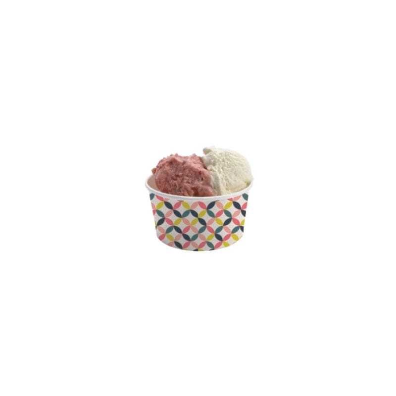 Fourniresto pot à Glace et à Dessert 90 ml - Format Small - Ecoresponsable - Lot de 50