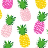 thumbnail of Cocktail-Serviette "Ananas" aus Tissue 3-lagig, 25 x 25 cm, 20 Stück